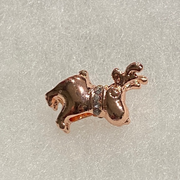 NEW•Rosegold Reindeer DIY charm - Picture 6 of 7